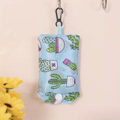 1pc Flamingo Reusable Grocery Bags Portable Folding Shopping