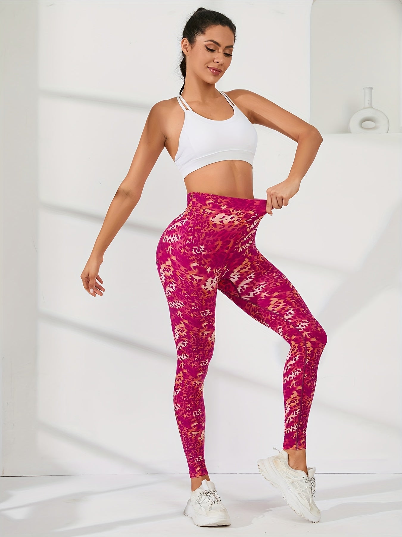 High Waist Butt Lifting Tight Breathable Yoga Leggings