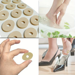 75pcs Soft Callus Cushion Pads with Toe & Foot Rubbers