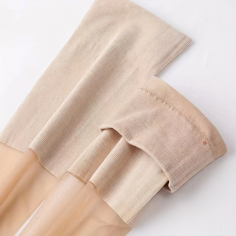 Contrast Mesh Thigh High Socks Women's Stockings Hosiery
