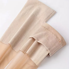 Contrast Mesh Thigh High Socks Women's Stockings Hosiery