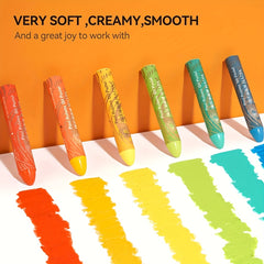 48 Colors Soft Pastels Set Creamy Vibrant Art Supplies for Artists