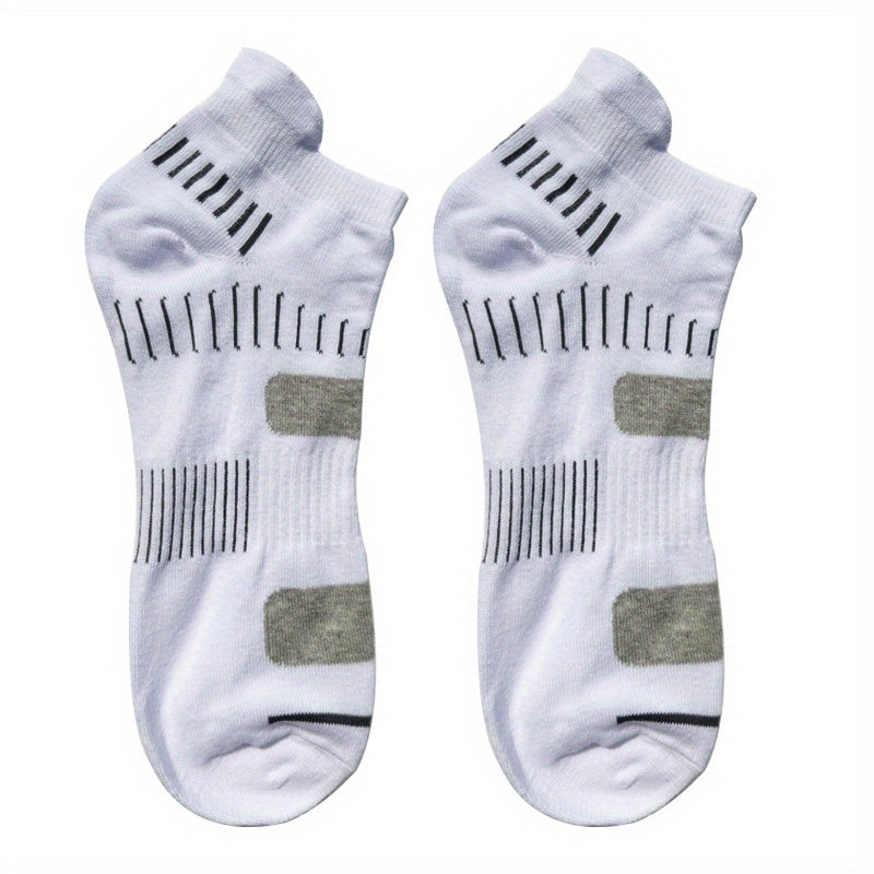 Unisex Athletic Ankle Socks Arch Support Cushioned Socks