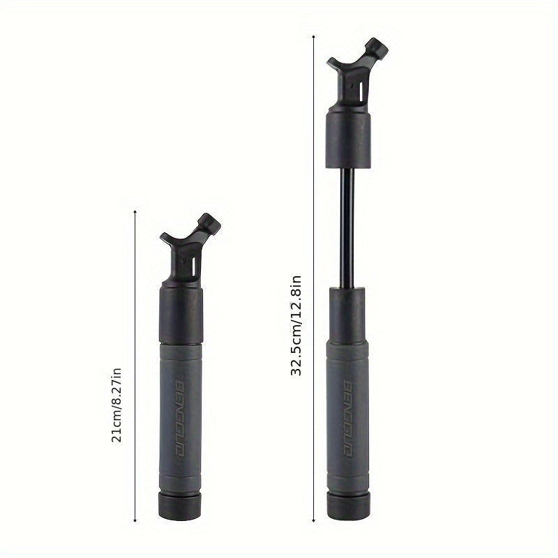1pc Basketball Mini Portable Ball Pump Two-way Pump Outdoor Sports Accessories