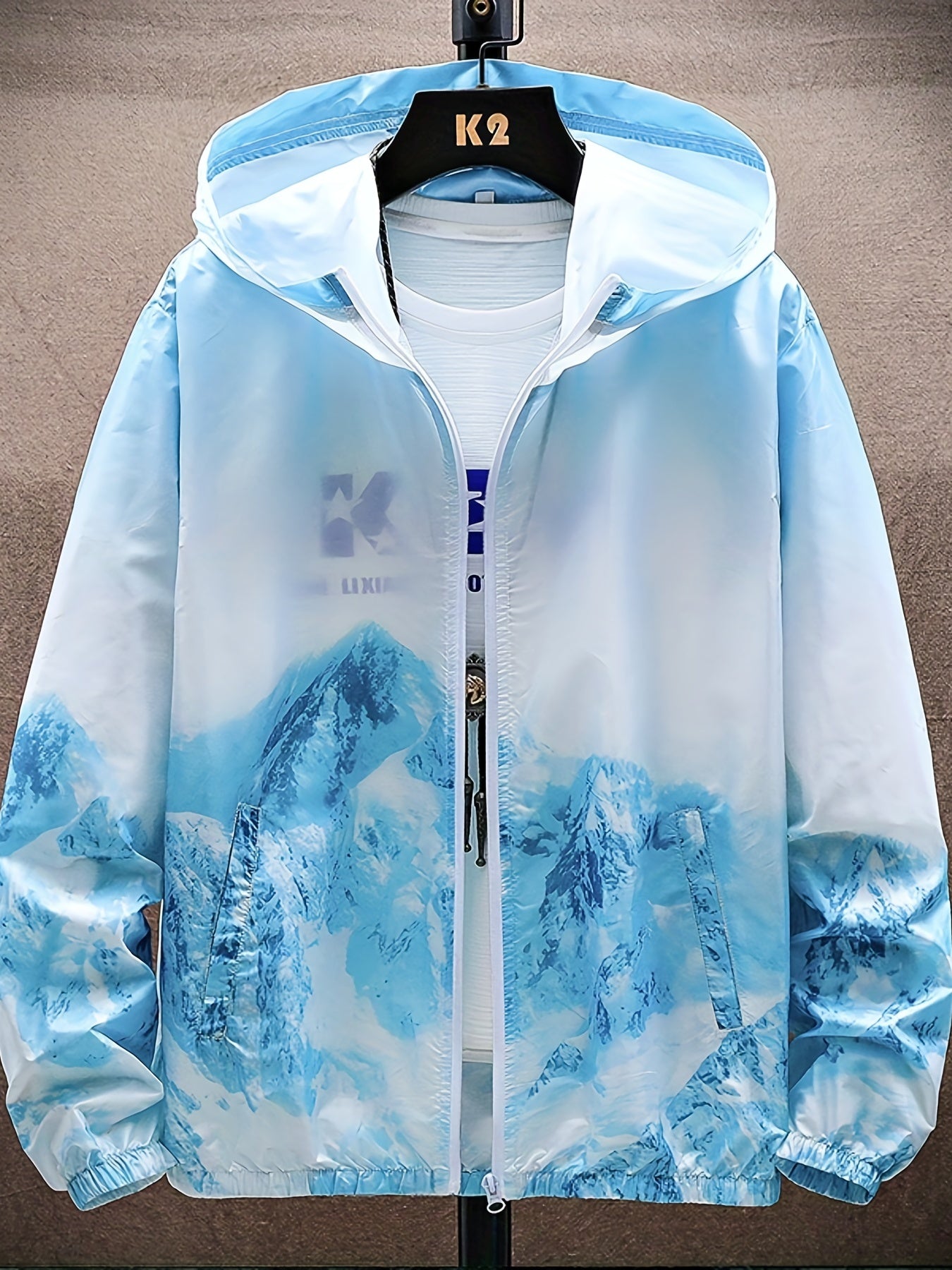 Men's Mountain Landscape Sun Protection Jacket