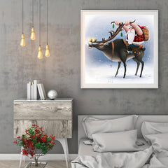 DIY 5D Round Full Drill Christmas Diamond Painting Set
