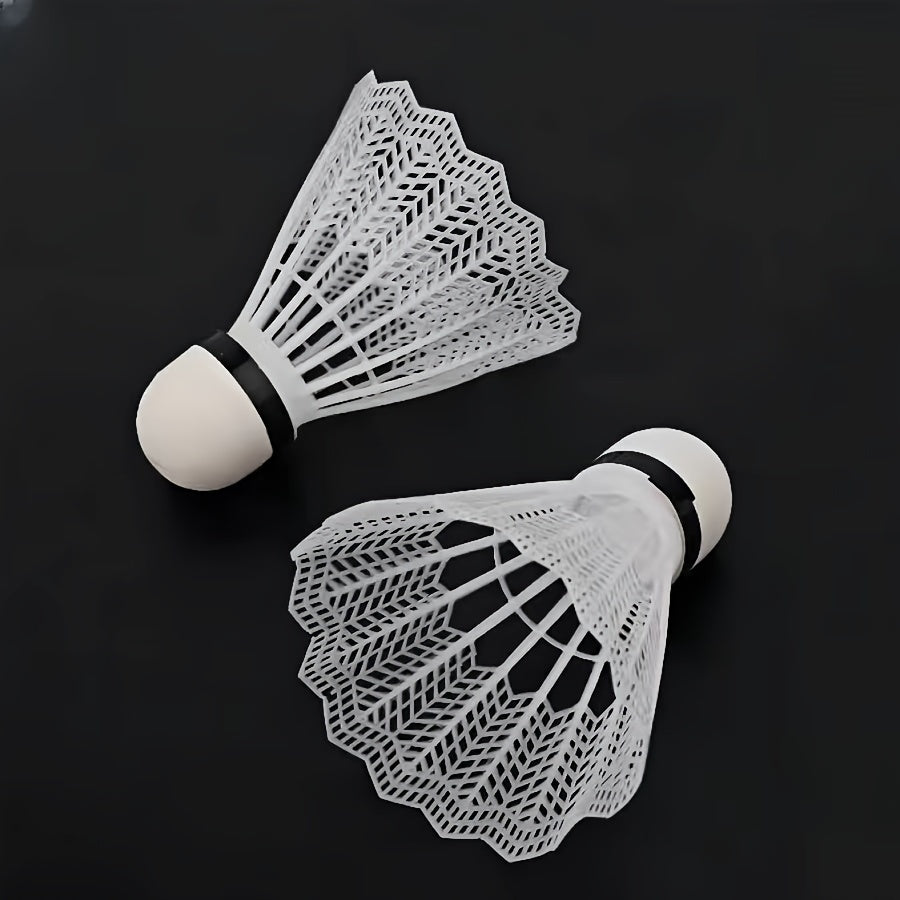 12pcs Plastic Badminton Shuttlecocks for Training and Entertainment