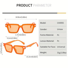 Men's Square Sunglasses UV Resistant