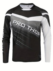 Men's Cycling Jersey Quick Dry Long Sleeve Shirt