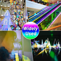 Rainbow Window Film Privacy Protection for Home Decor