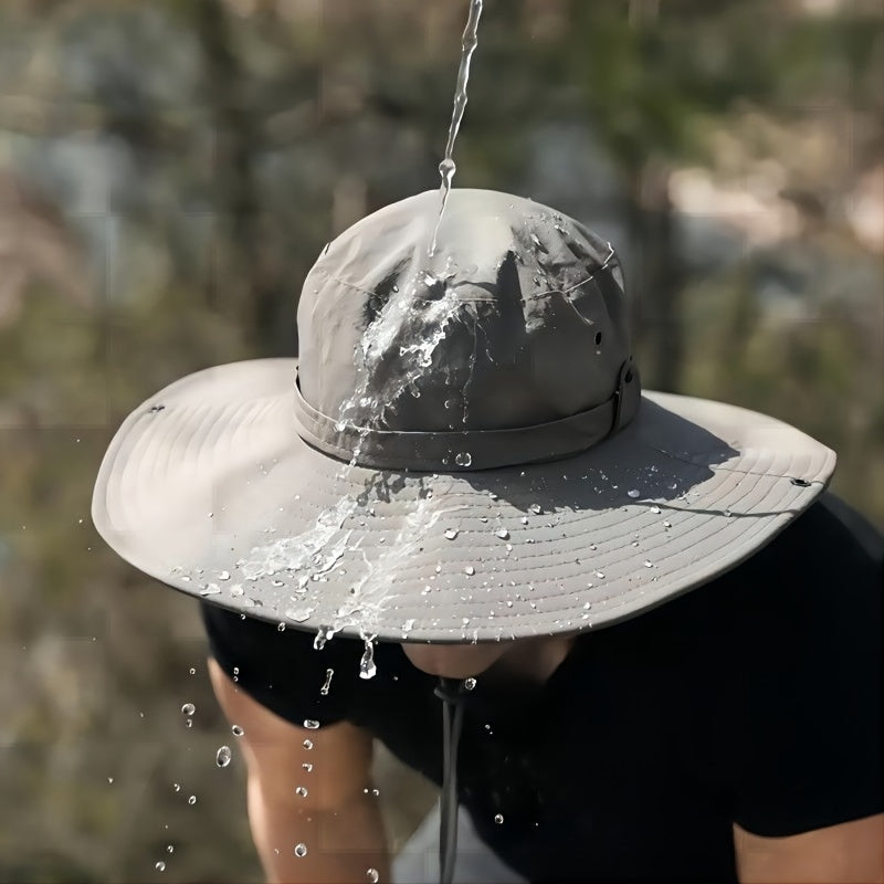 Wide Brim Sun Hat for Fishing Hiking UV Protection