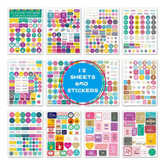 Monthly Weekly Calendar Planner Stickers