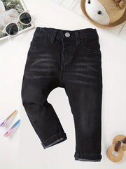 Toddler Baby Girls Denim Pants Cotton Jeans