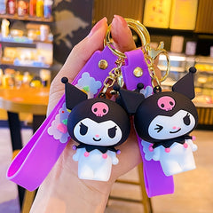 Couple Cartoon Keychain High-end Pendant Schoolbag Ornament Key Chain