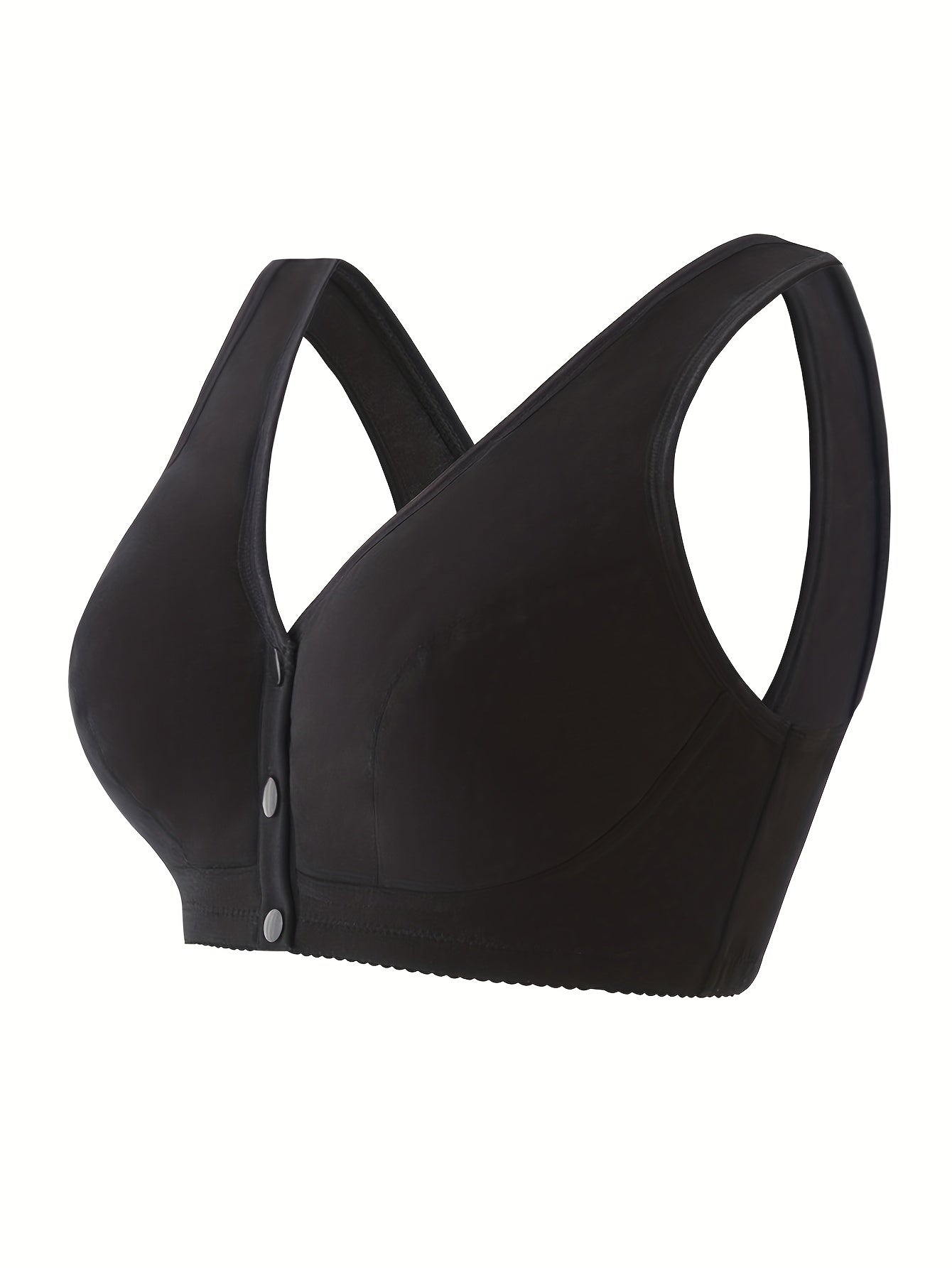 Front Buckle Wireless Push Up Bra