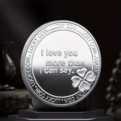 Love Pattern Lucky Coins For Men Women