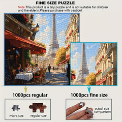 1000pcs Mini Jigsaw Puzzle Restaurant Wildflower Scratch Resistant Waterproof
