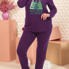 Christmas Casual Pajamas Set Women's