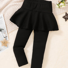 Girls Leggings with Ruffle Tutu Skirt for Autumn & Spring
