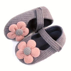 Baby Toddler Shoes Sun Flower Princess Cotton Cloth Step Front Shoes