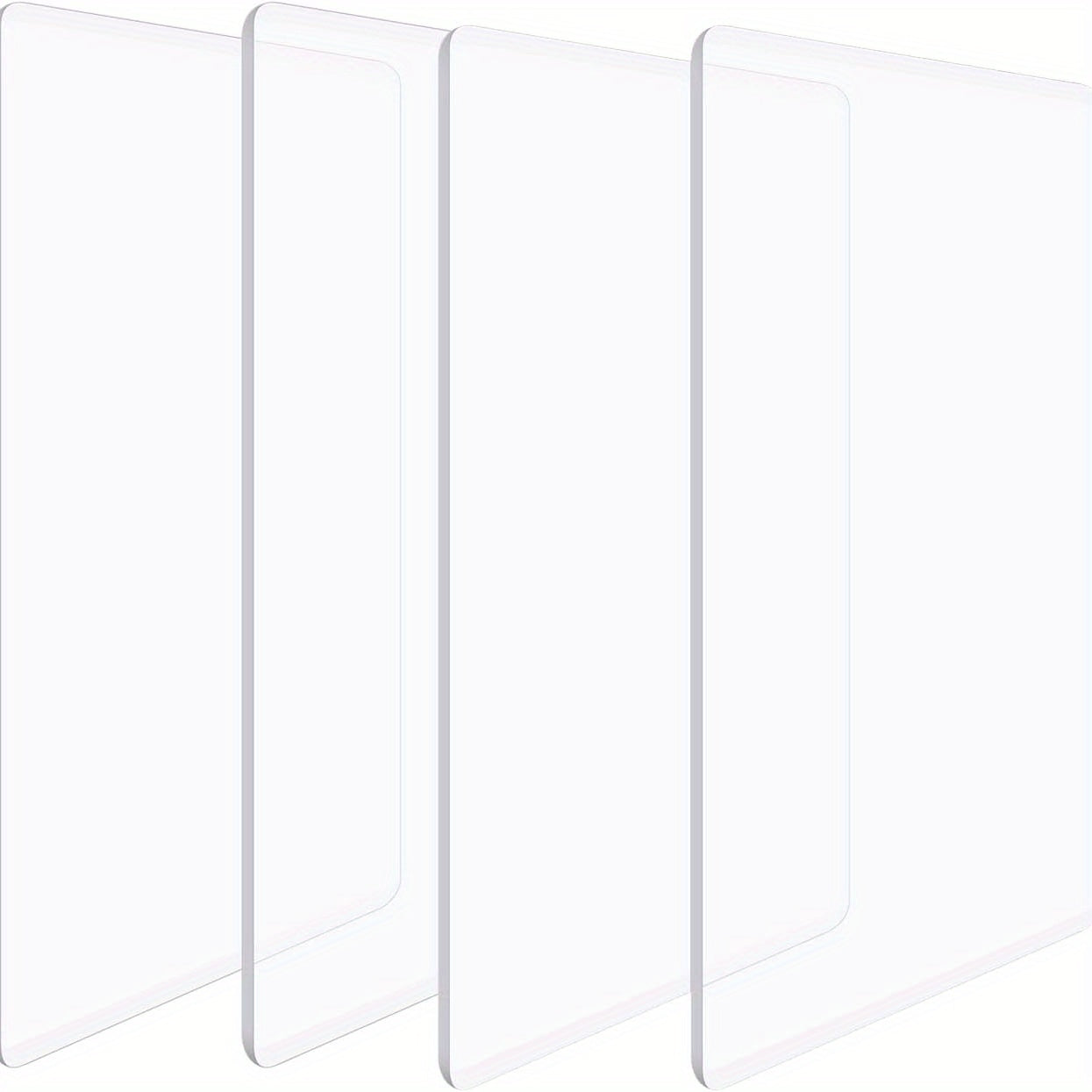 4pcs Standard Cutting Pads Clear Polycarbonate Plastic C