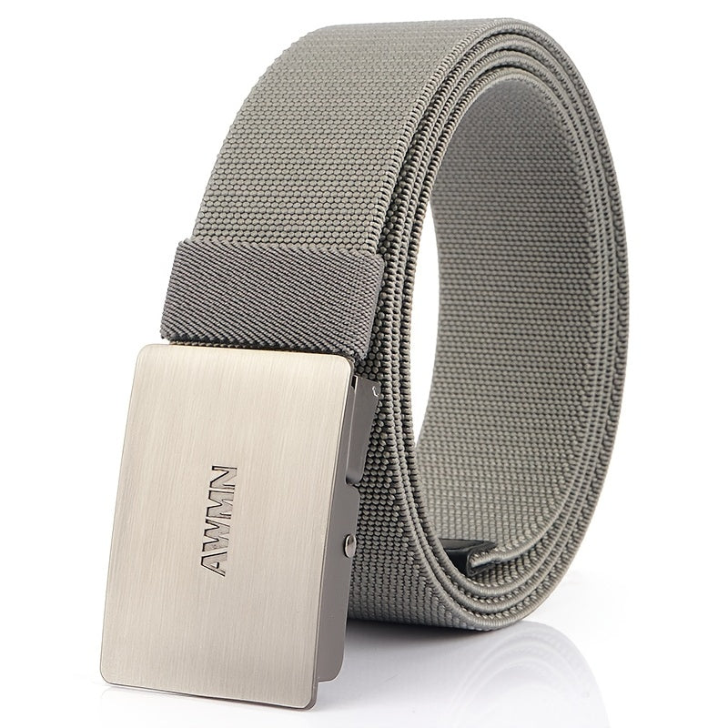 Men's Elastic Belt Casual Buckle Belt