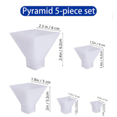 Silicone Resin Molds Set for DIY Home Decorations Flower Preservation