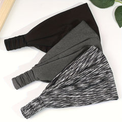 Men's Athletic Headband Sweat Absorbent Non Slip Sports Band Quick Dry