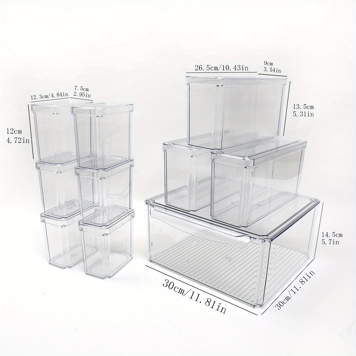 10pcs Kitchen Food Storage Containers for Emergency Long Term Food Storage