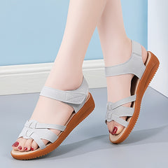 Women's Summer Sandals Anti slip Comfort Hook And Loop Fastener