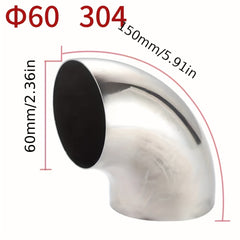 304 Stainless Steel Elbow Pipe for Car Exhaust Bend