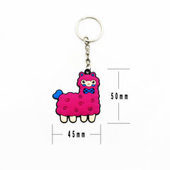 10 Pack Alpaca Keychains for Kids - Birthday & Christmas Gifts