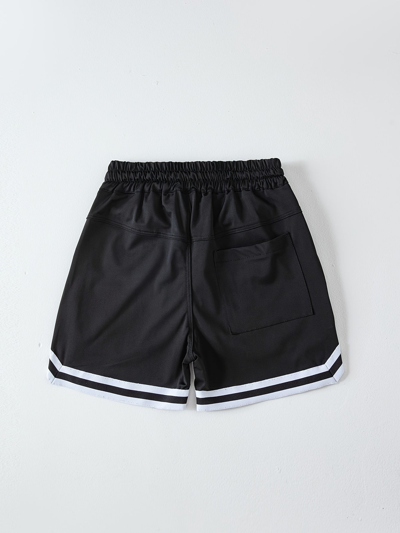 Boys Gym Workout Number Print Shorts Quick Dry Lightweight Athletic