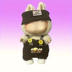Doll Cosplay Clothes Set - Hat, Work Pants, Headwear, Skirt - Two-Piece Set