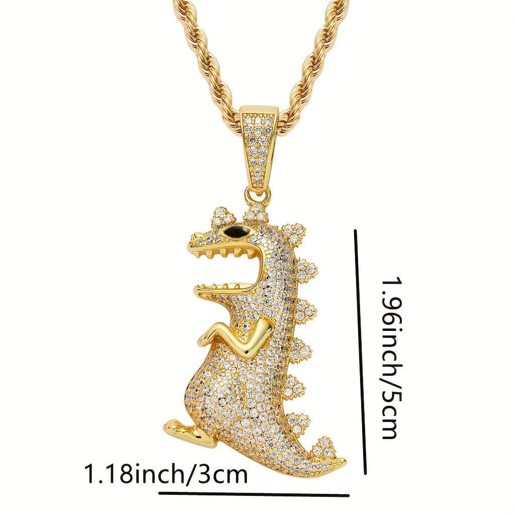 Boys Dinosaur Pendant Necklace Holiday Party Gift