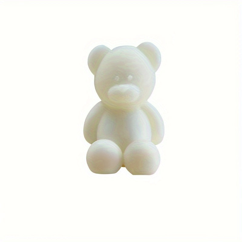 4pcs Mini Bear Scented Candle for Wedding Christmas Gift