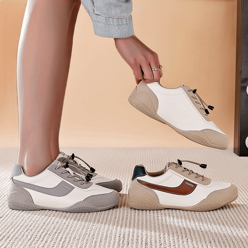 Women's Lightweight Colorblock Flat Sneakers