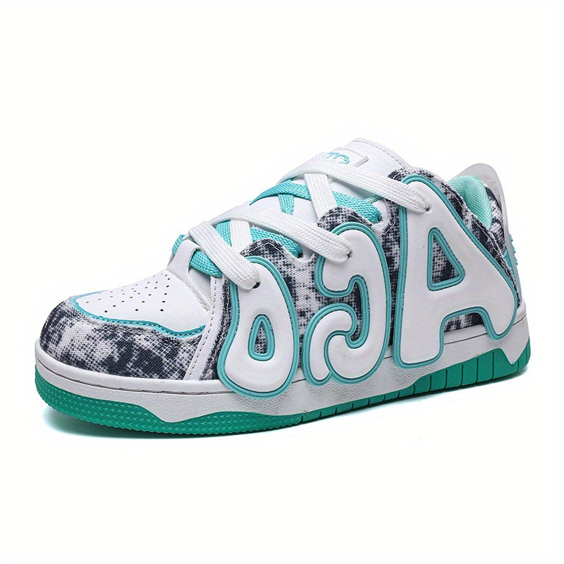 Men's Big Letters Skate Shoes With Traction