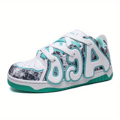 Men's Big Letters Skate Shoes With Traction