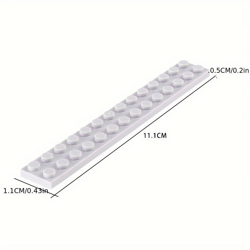 10pcs 91988 Small Grain 2x14 Basic Brick Building Blocks Assorted Colors