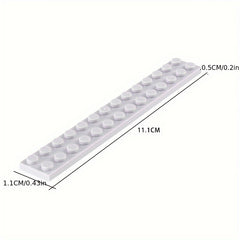 10pcs 91988 Small Grain 2x14 Basic Brick Building Blocks Assorted Colors
