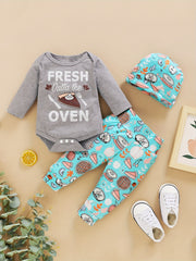 Comfy & Cookie Graphic Outfit 3pcs Set