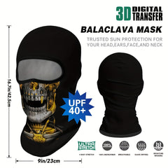 Skull Balaclava Mask Windproof Ghost Mask Full Face Cover Halloween Cosplay