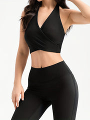 Comfy & Breathable Halter Wireless Bra - Women's Lingerie