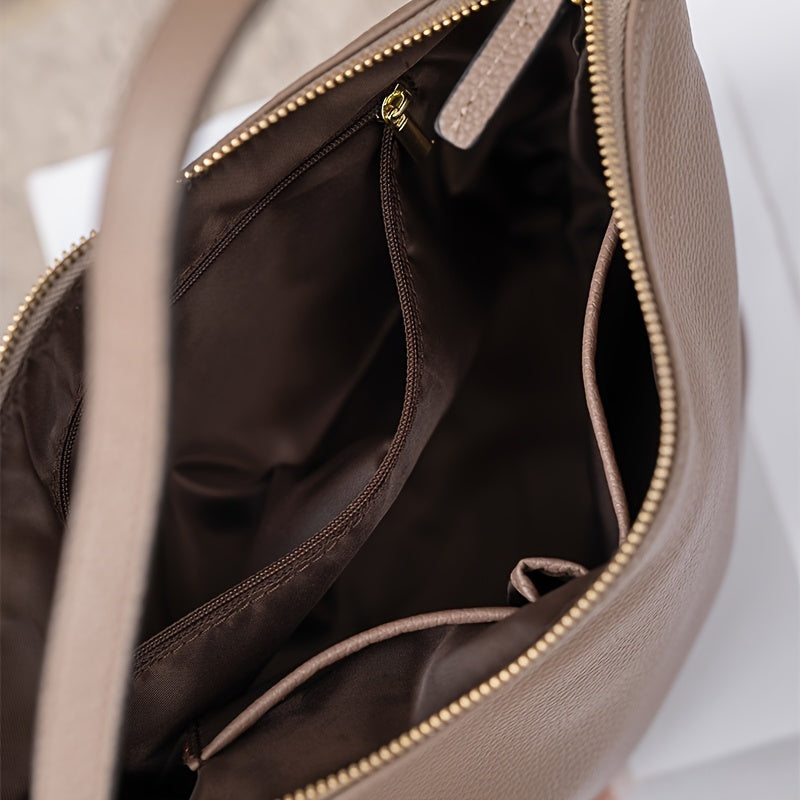 Women's Leather Tote Bag Convertible Crossbody Clutch Handbag