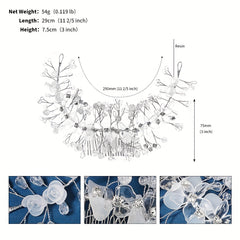 Crystal Headband with Comb Bridal Hair Accessories