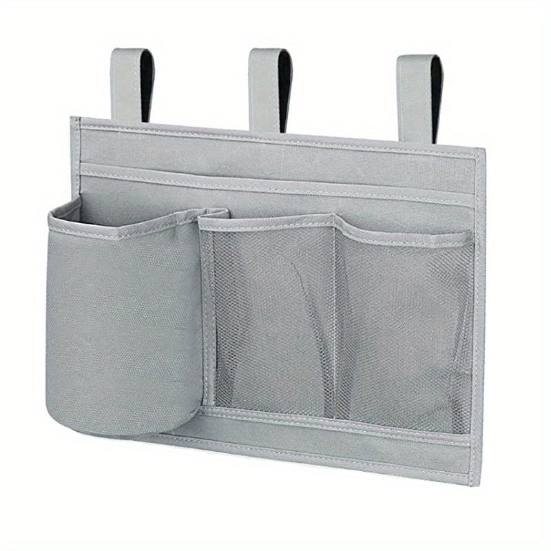 Bedside Caddy Hanging Storage Organizer for Beds - Remote Phone Holder