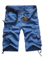 Men's Casual Cotton Cargo Shorts for Summer