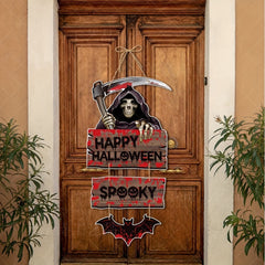 Halloween Party Decoration Pumpkin Bat Door Hanging Ghost Scene Charm