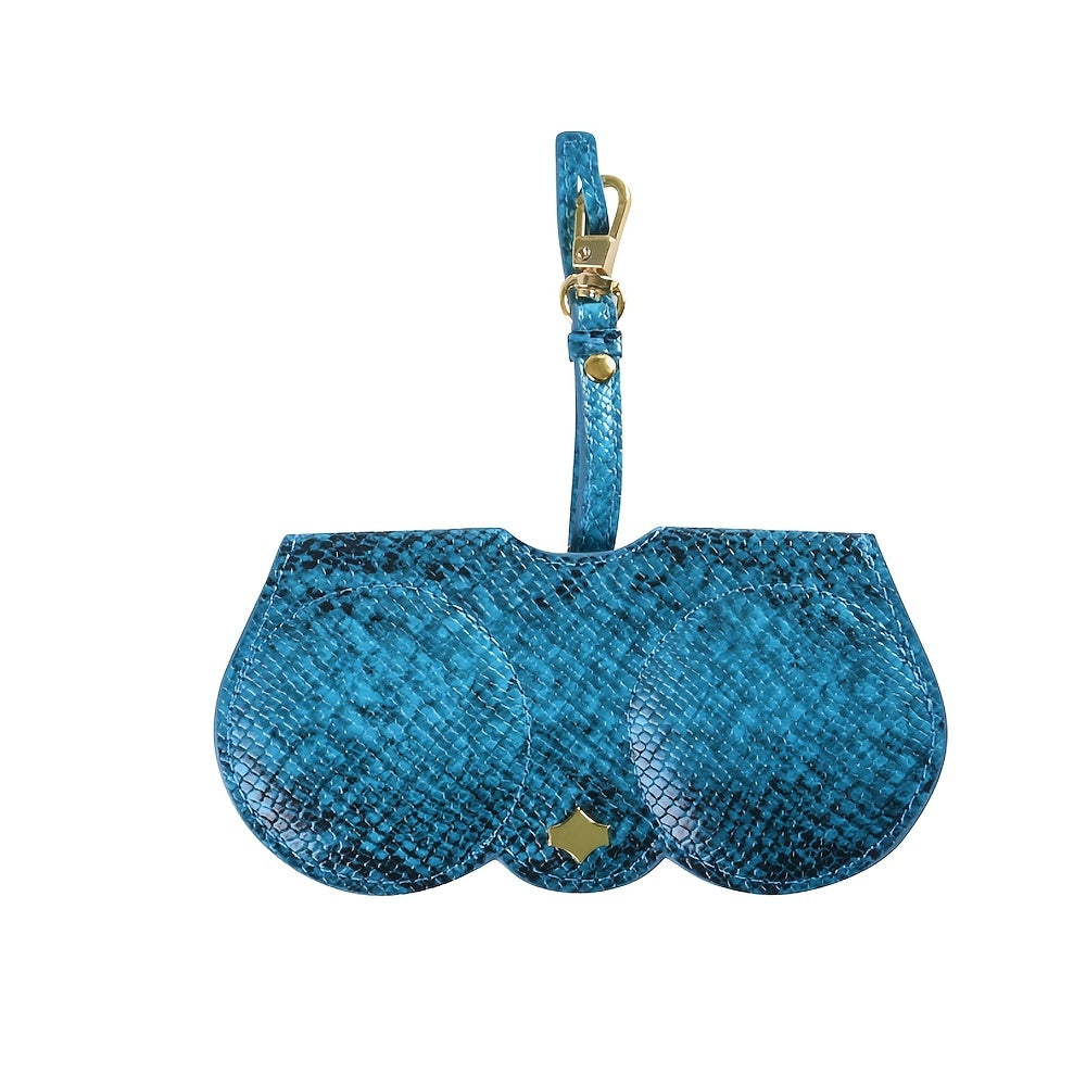 Snake Pattern Glasses Bag Sunglasses Protective Cover Men Women
